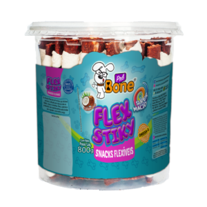 POTE BIFINHO RECHEADO FLEX NATURAL 800g