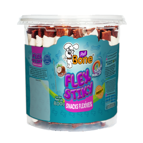 POTE BIFINHO RECHEADO FLEX NATURAL 800g