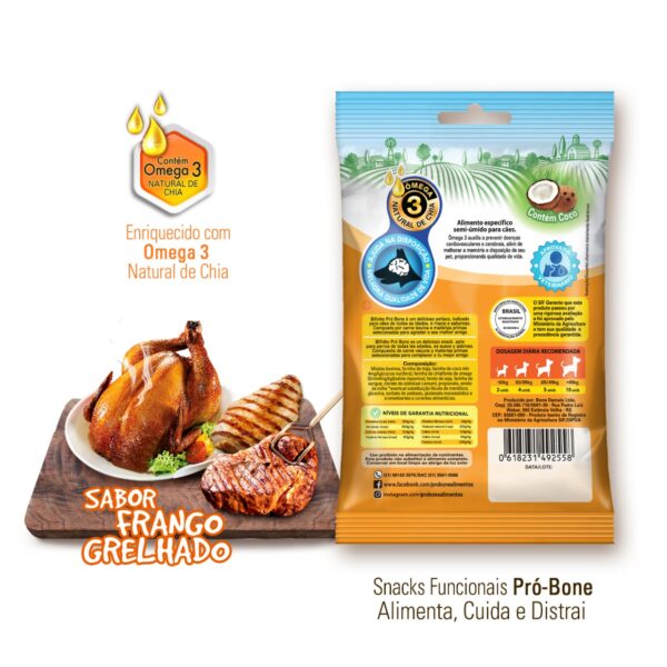 BIFINHO SABOR FRANGO GRELHADO PRÓ BONE 65g - Image 2
