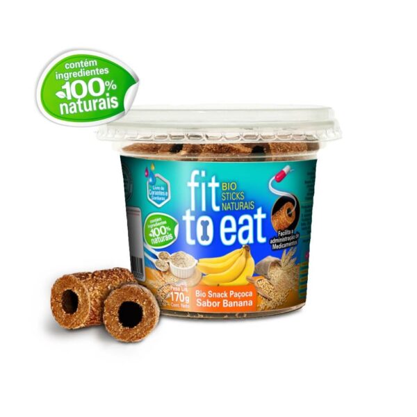 FIT TO EAT - PAÇOCA C/ BANANA 170g