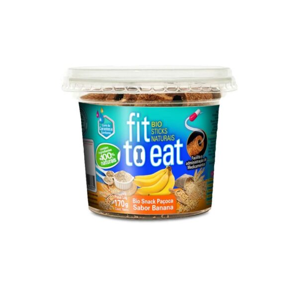 FIT TO EAT - PAÇOCA C/ BANANA 170g - Image 2