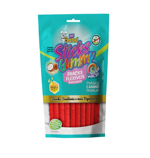 PALITO FLEX MORANGO C/10 85g